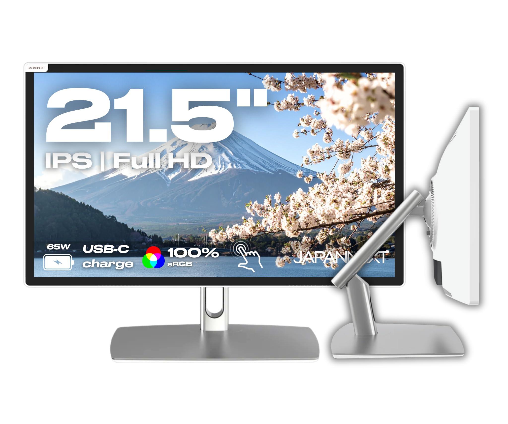 japannext-monitor-tattile-bianco-21-5-ips-full-hd-1920x1080-con-braccio-articolato-hdr-ricarica-via-usb-c-65w-altezza-e-inclinazione-regolabili-g-sync-freesync-jn-ips2152fhdr-c65w-fld-t