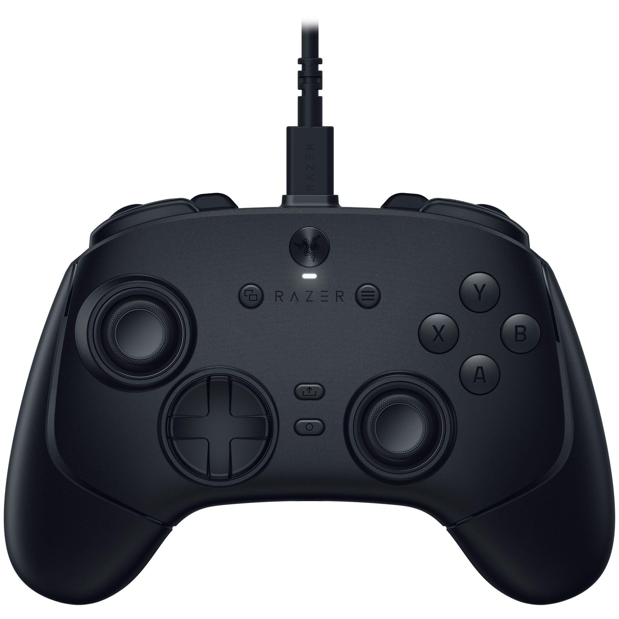 razer-wolverine-v3-tournament-edition-8k-pc-controller-cablato-da-esports-per-pc-8k-hz-hyperpolling-levette-tmr-con-cappucci-intercambiabili-nero