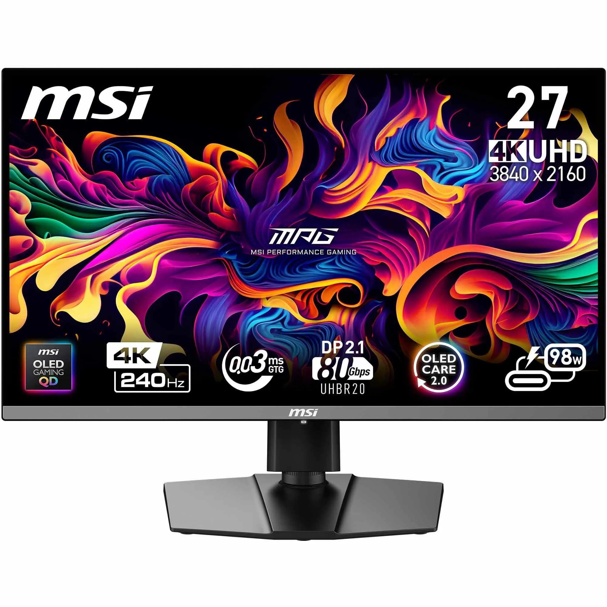 msi-mpg-272urx-qd-oled-27-monitor-gaming-4k-uhd-pannello-quantum-dot-oled-3840-x-2160-el-gen3-240hz-0-03ms-99-dci-p3-de-2-displayhdr-true-black-400-kvm-dp-2-1a-hdmi-2-1-usb-typ-c