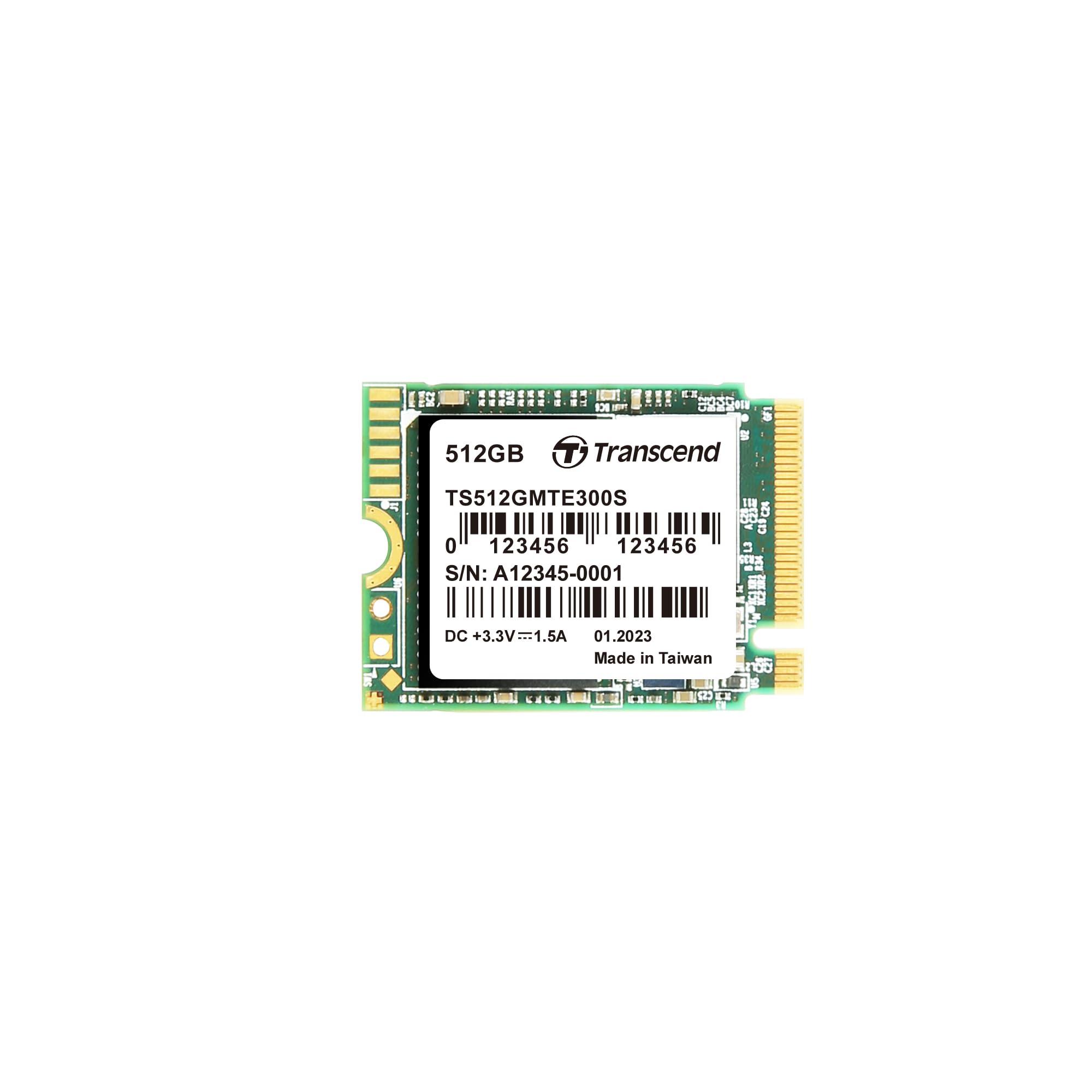 transcend-ssd-interno-m-2-2230-nvme-pcie-gen3-x4-da-512-gb-memoria-3d-tlc-nand-lettura-scrittura-fino-a-2-900-2-650-mb-s-garanzia-5-anni-ts512gmte300s