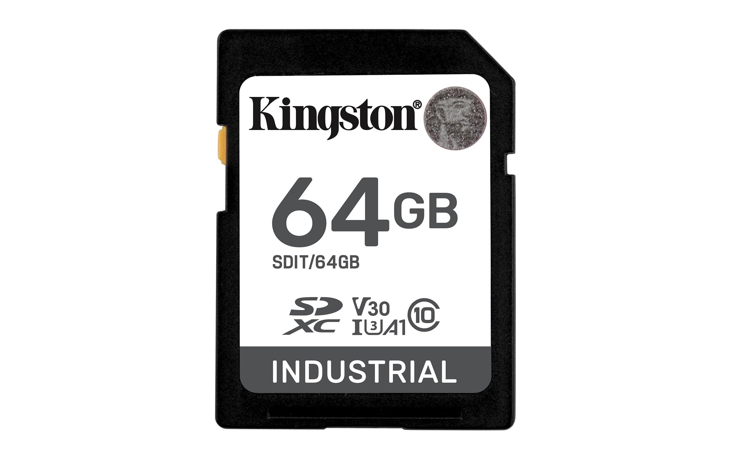 kingston-industrial-scheda-sdxc-64gb-class-10-uhs-i-u3-v30-a1-pscl