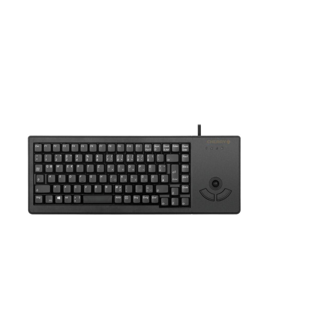 cherry-g84-5400-xs-tastiera-compatta-con-trackball-tedesco-qwertz-con-cavo-connessione-usb-a-interruttori-meccanici-ml-nero-tedesco-qwertz