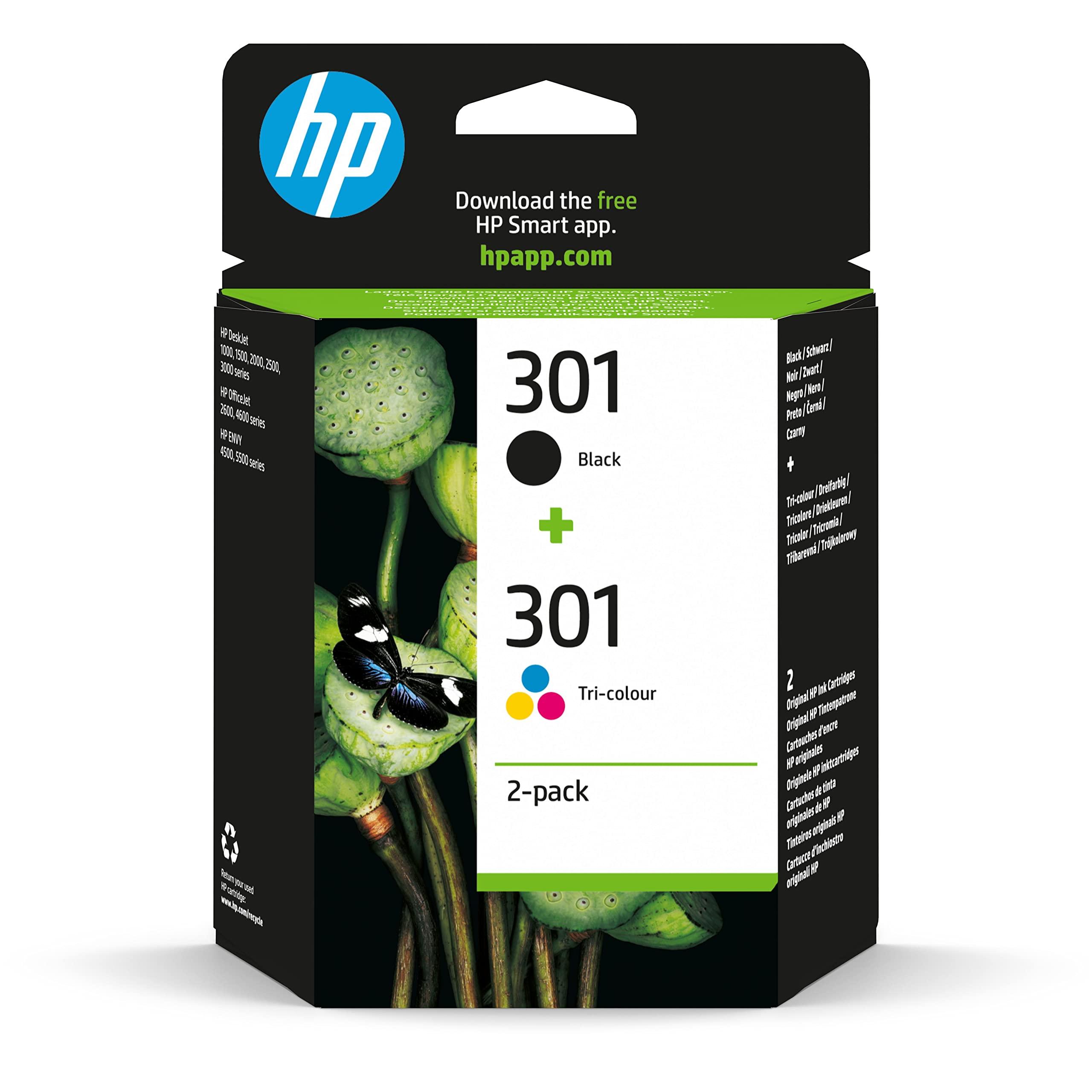 hp-301-nero-e-tricromia-n9j72ae-confezione-da-2-cartucce-originali-compatibili-con-stampanti-deskjet-1000-1050-1500-2000-2050-2500-3000-3050-envy-4500-5500-officejet-260-4600