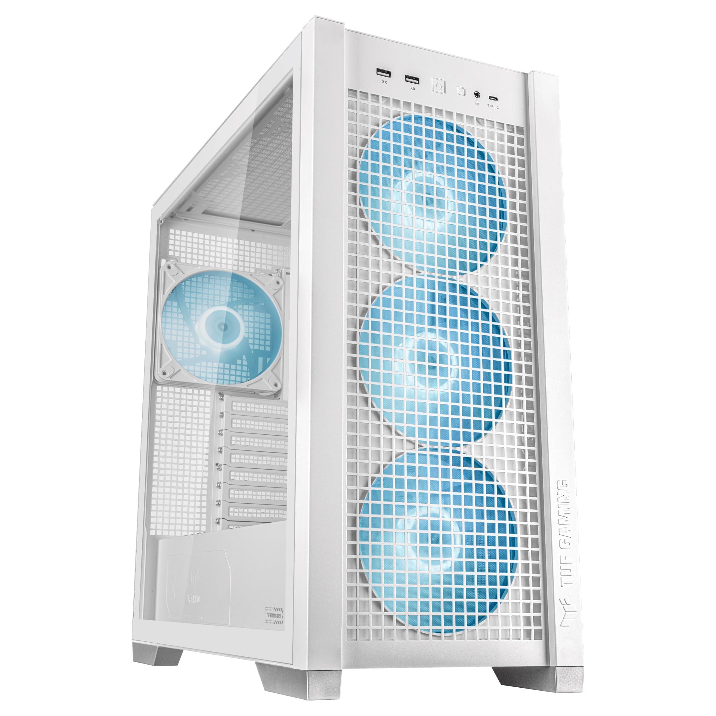 asus-tuf-gaming-gt302-tg-argb-white-case-gaming-e-atx-mid-tower-pannelli-laterali-intercambiabili-mesh-vetro-temperato-4-ventole-argb-preinstallate-da-140-x-28-mm-bianco