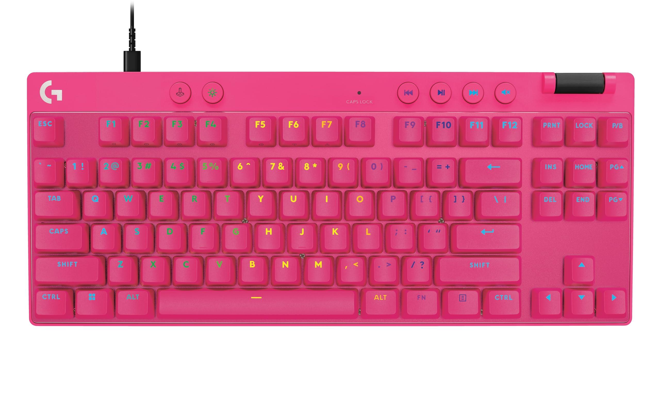 logitech-g-pro-x-tkl-galvatron-tastiera-gaming-design-ultraportatile-senza-tastierino-numerico-lightsync-rgb-tasti-pbt-azerty-fr-magenta