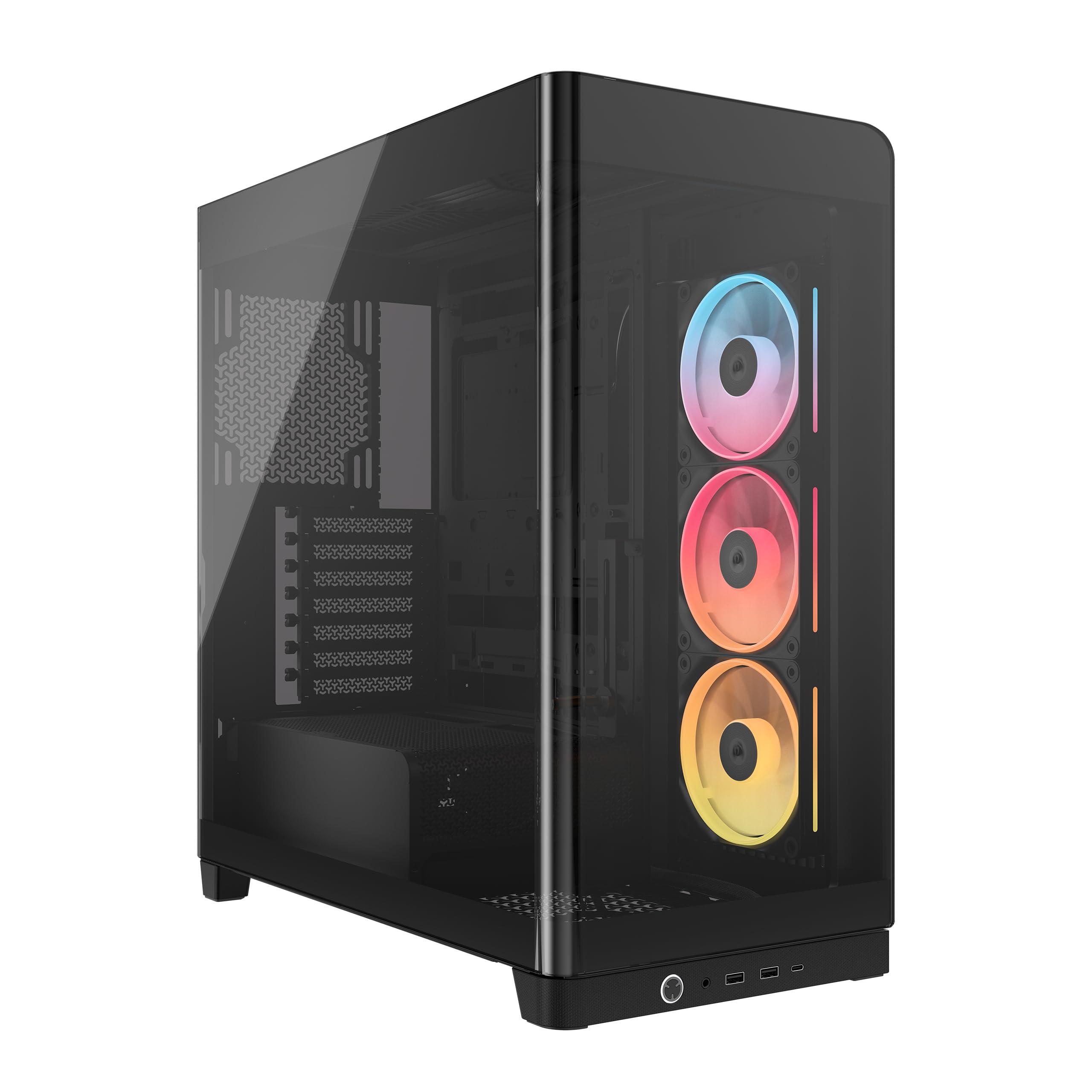 corsair-frame-4500x-lx-r-rgb-link-case-mid-tower-per-pc-con-vetro-panoramico-sistema-di-montaggio-infinirail-anti-sag-della-gpu-include-3-ventole-lx120r-rgb-link-nero