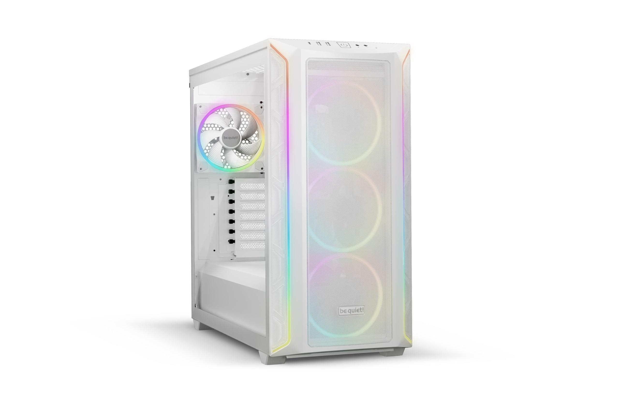 be-quiet-shadow-base-800-fx-white-case-pc-con-ventola-light-wings-140mm-pwm-illuminazione-argb-usb-3-2-gen-2-type-c-flusso-d-aria-design-open-mesh-pannello-laterale-in-vetro-temperato