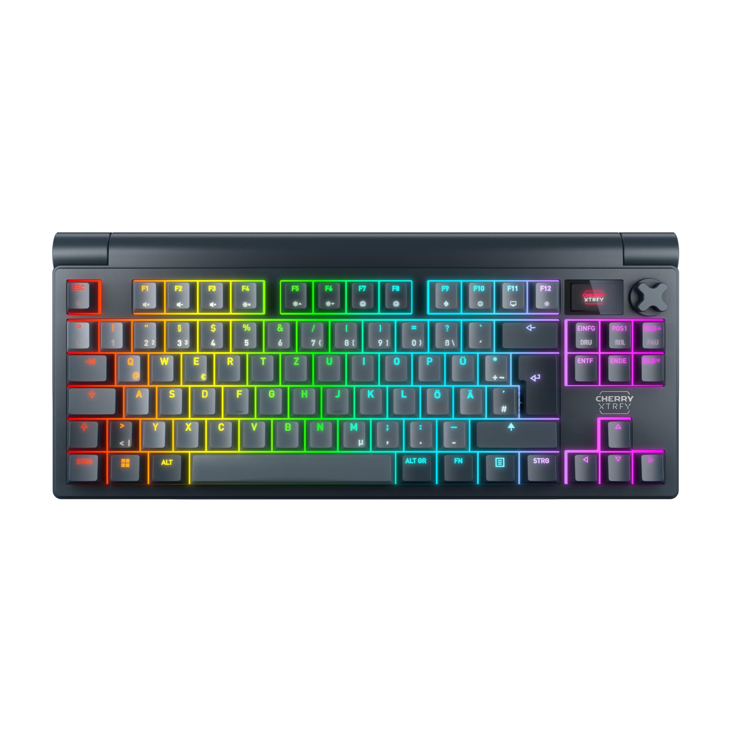 cherry-xtrfy-mx-8-3-tkl-wireless-tastiera-da-gioco-senza-tastierino-numerico-layout-tedesco-qwertz-interruttori-mx2a-red-hot-swappable-starfall-grey