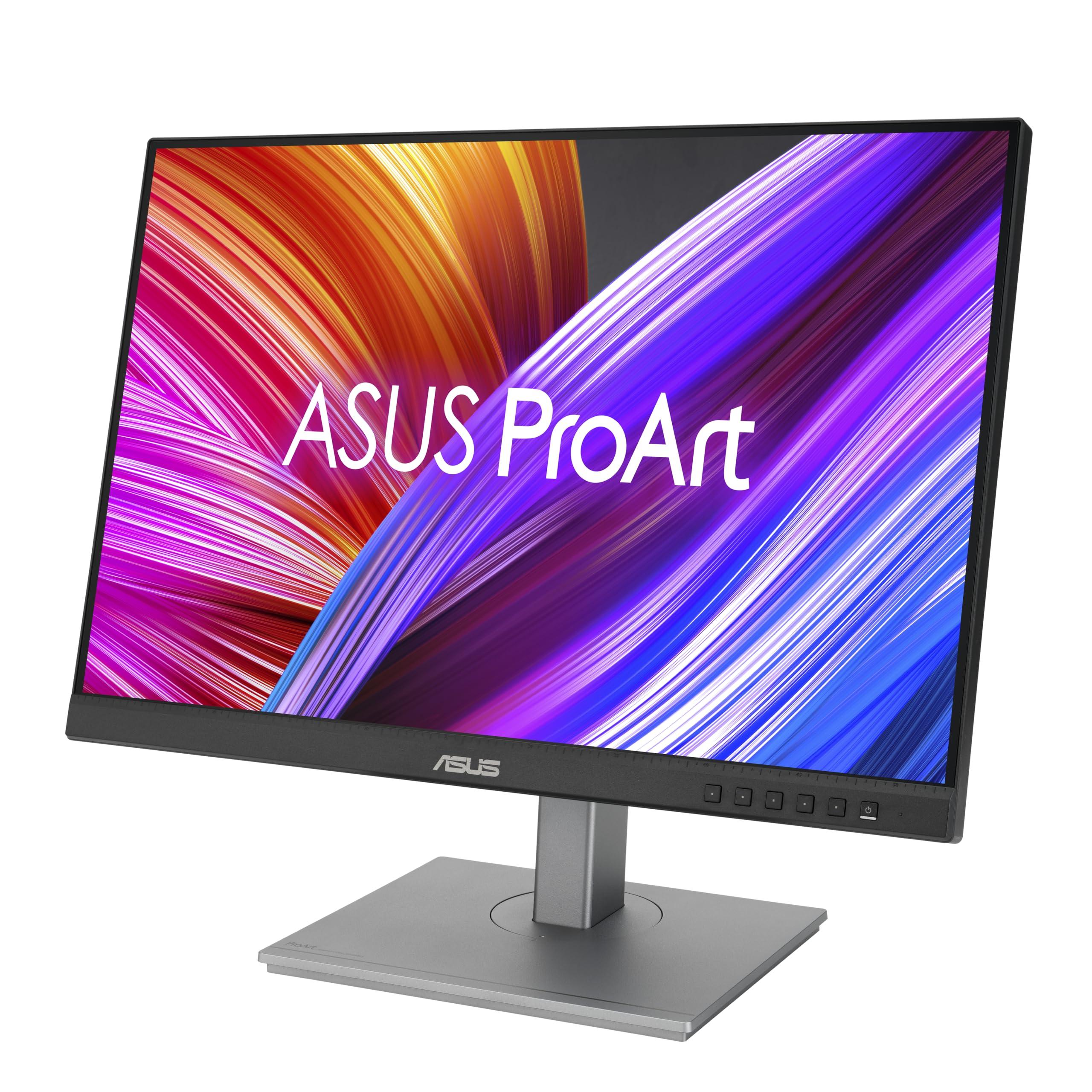 asus-proart-pa248cnv-monitor-professionale-24-1-wuxga-1920x1200-usb-c-ips-16-10-75hz-100-srgb-e-rec-709-hdr-10-precisione-colore-deltae-2-verificato-da-calman-regolabile-nero