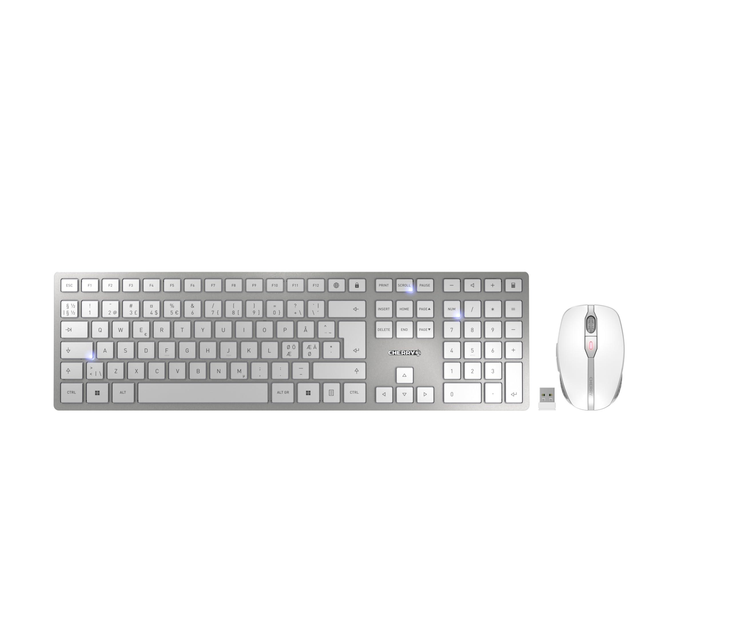 cherry-dw-9100-slim-set-di-tastiera-e-mouse-senza-fili-layout-per-i-paesi-nordici-qwerty-connessione-bluetooth-e-wireless-2-4-ghz-tasti-silenziosi-ricaricabile-bianco-argento