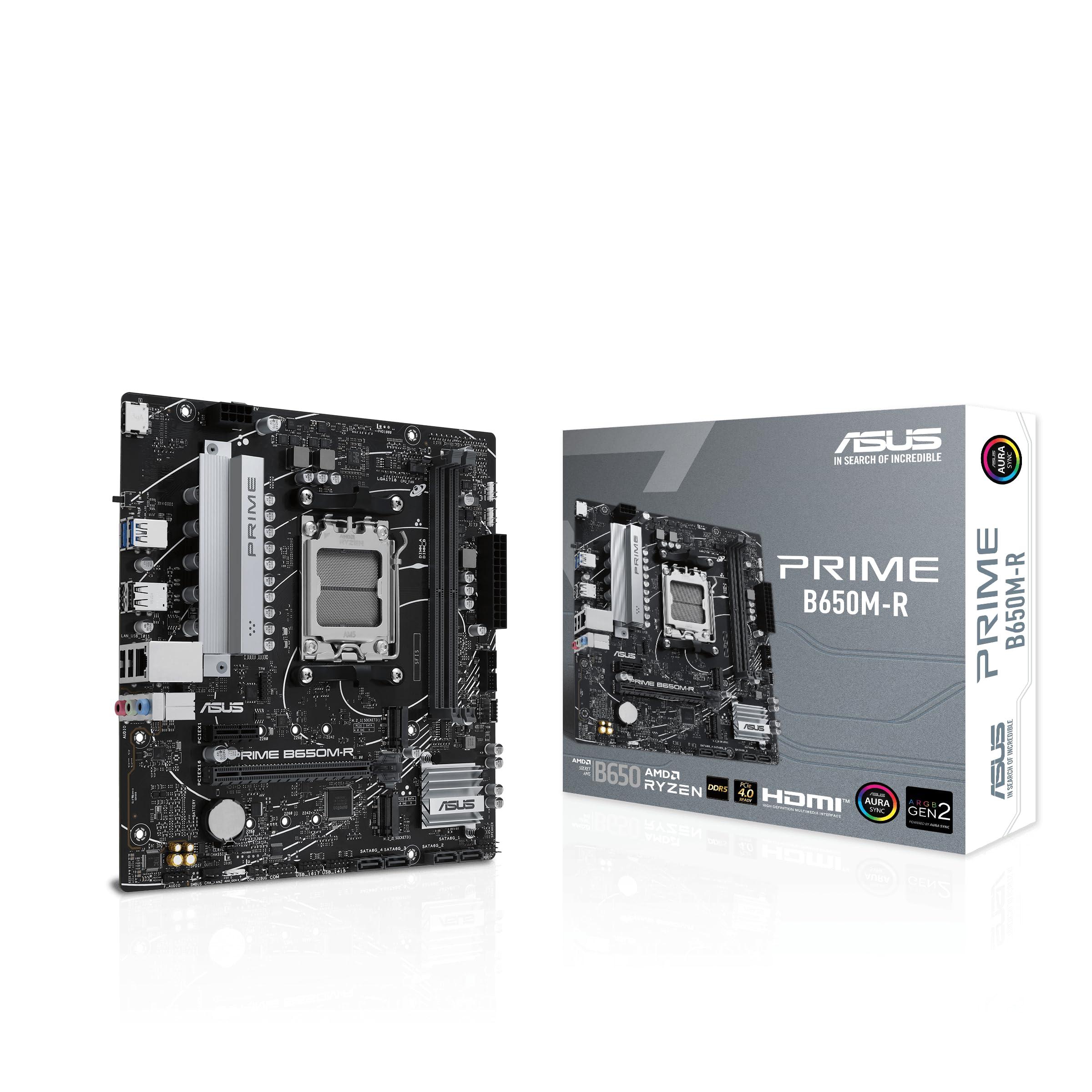 asus-prime-b650m-r-scheda-madre-amd-b650-micro-atx-ryzen-9000-8000-7000-ddr5-lan-2-5gb-hdmi-sata-6-gbps-usb-5gbps-type-c-bios-flashback-cancellazione-rumore-ai-bidirezionale-aura-sync-nero