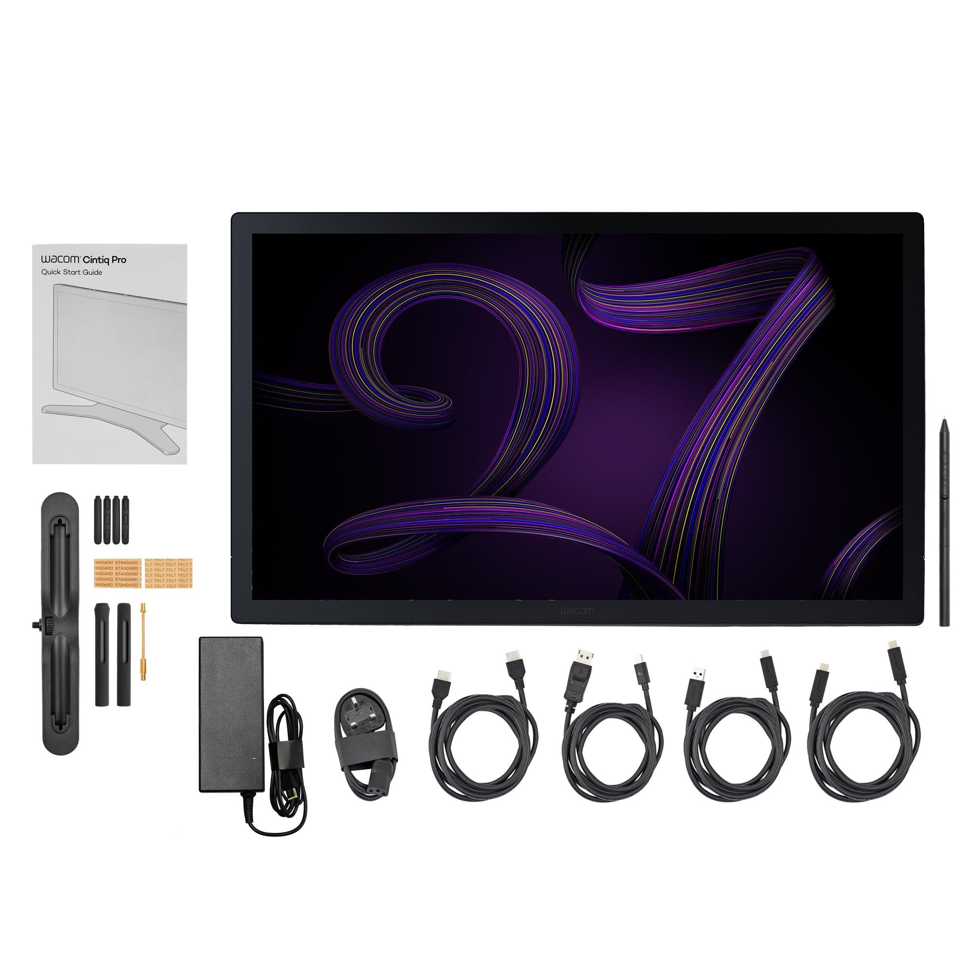 wacom-cintiq-pro-27-tavoletta-grafica-con-schermo-senza-supporto-risoluzione-4k-display-26-9-pollici-supporto-gamma-hdr-pantone-validated-99-adobe-rgb-wacom-pro-pen-3-multi-touch