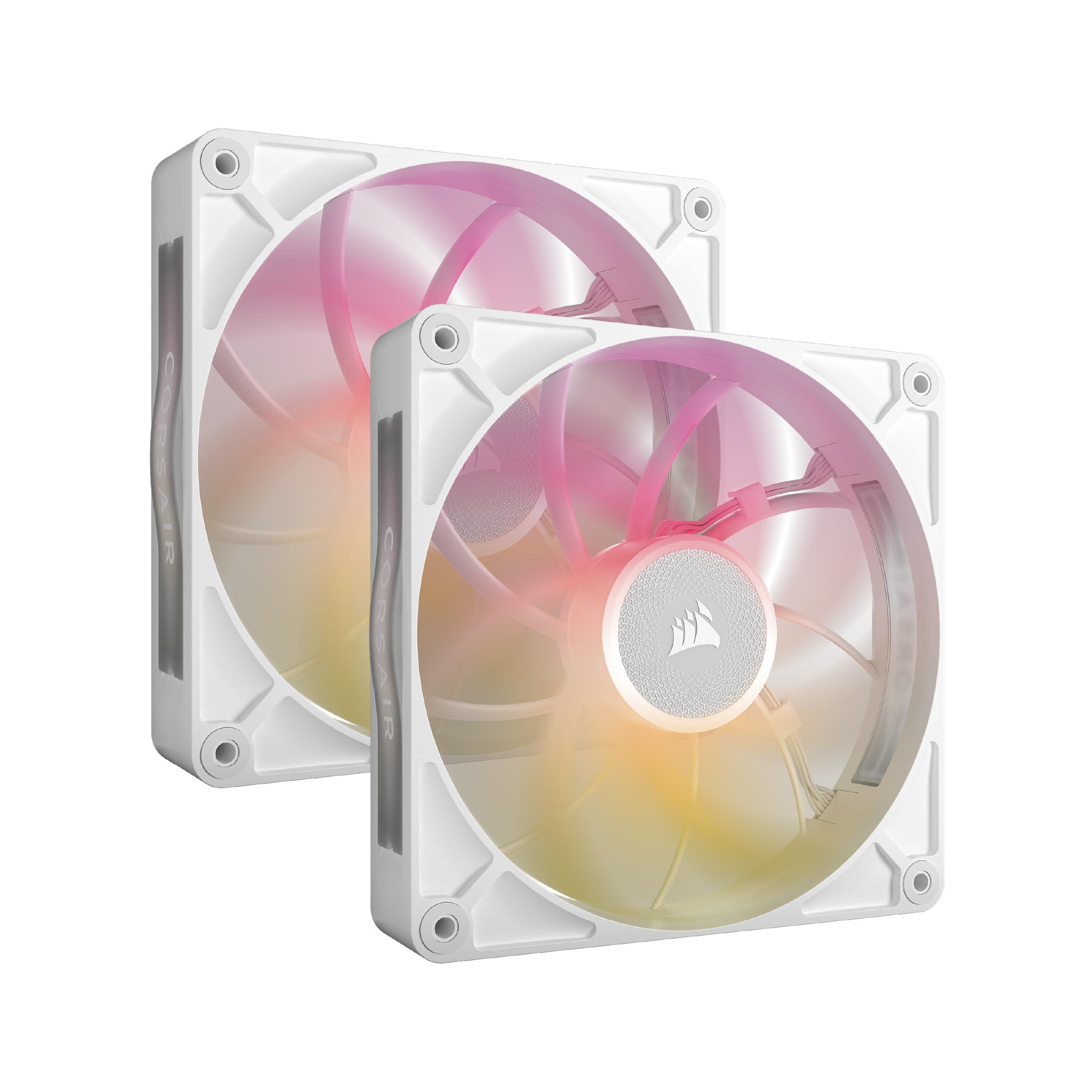 corsair-icue-link-rx140-max-rgb-140mm-pwm-ventaglio-spessos-con-icue-link-system-hub-alta-pressione-statica-cuscinetto-magnetico-a-cupola-pacchetto-doppio-bianco