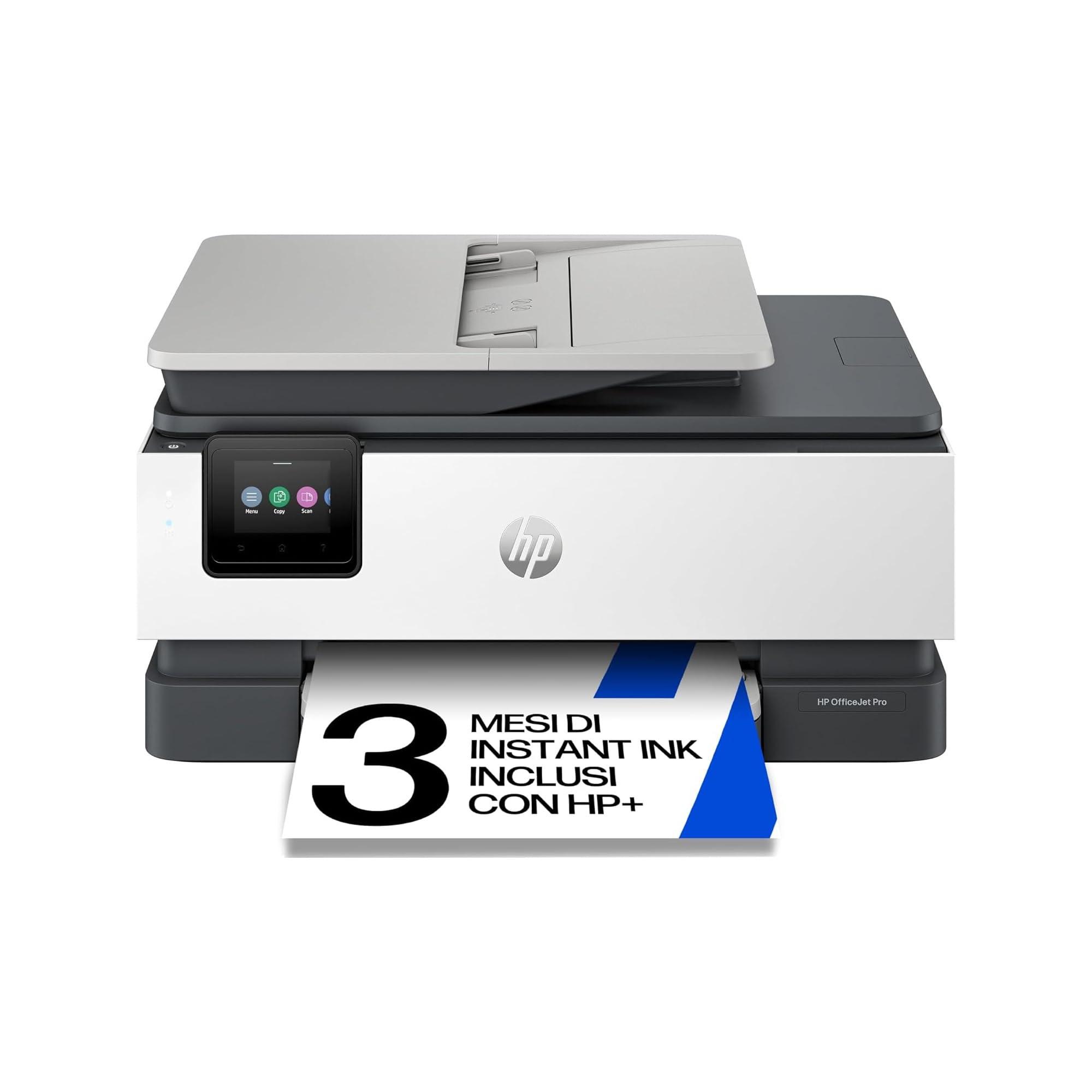 hp-officejet-pro-8122e-405u3b-stampante-multifunzione-a-getto-d-inchiostro-a4-a-colori-fronte-e-retro-automatico-20-ppm-wi-fi-smart-3-mesi-di-inchiostro-instant-ink-inclusi-grigia
