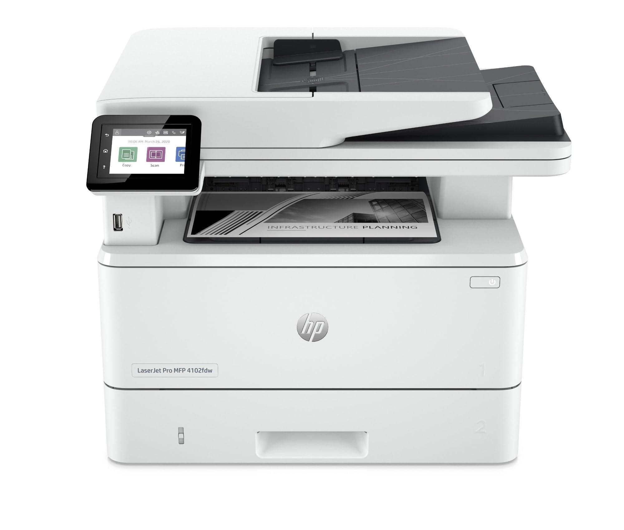 hp-laserjet-pro-mfp-4102fdw-2z624f-stampante-multifunzione-a4-stampa-fronte-e-retro-automatico-in-b-n-42-ppm-usb-host-wi-fi-ethernet-fax-adf-smart-bianca