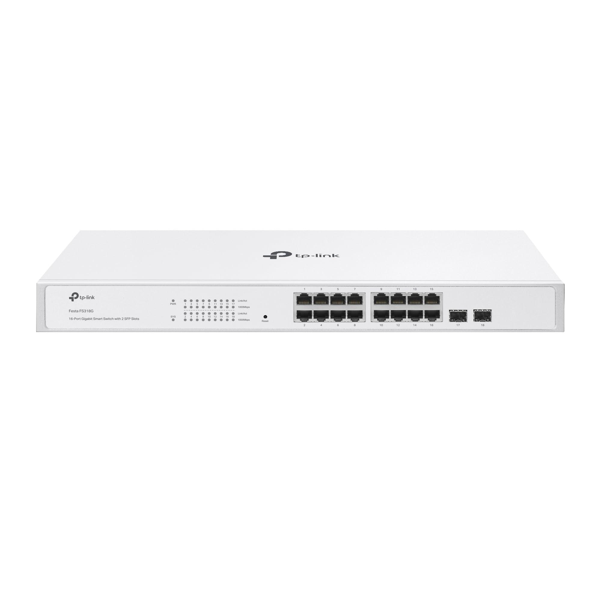 tp-link-festa-fs318g-switch-gigabit-a-16-porte-con-2-slot-sfp-gestione-cloud-gratuita-routing-statico-vlan-acl-igmp-snooping-design-senza-ventole