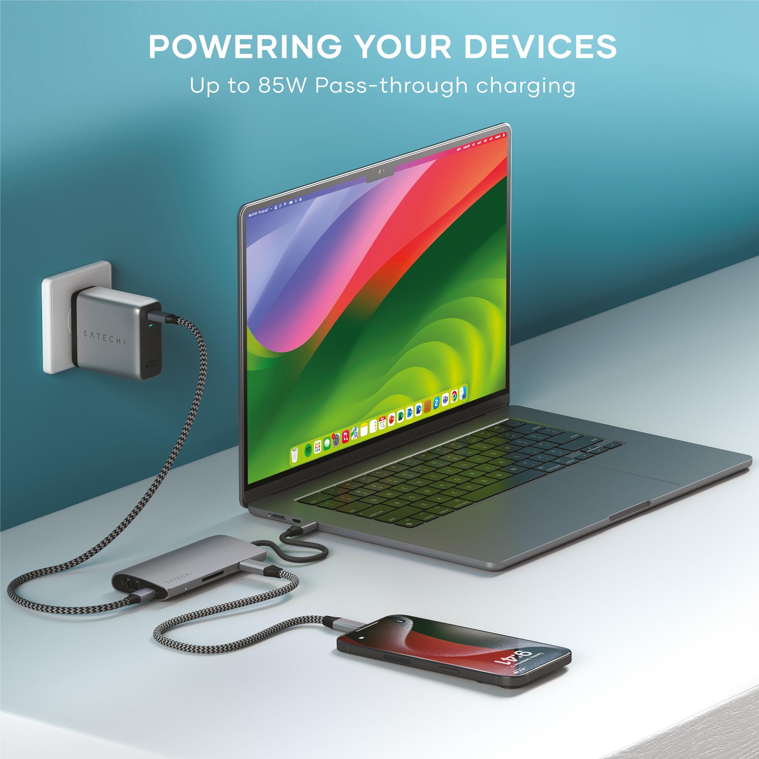 satechi-8-in-1-hub-usb-c-v3-con-hdmi-8k-30hz-o-4k-120hz-ricarica-pd-100w-ethernet-4x-porte-usb-c-10gbps-e-lettore-schede-sd-uhs-ii-per-macbook-air-pro-pc-portatile-grigio