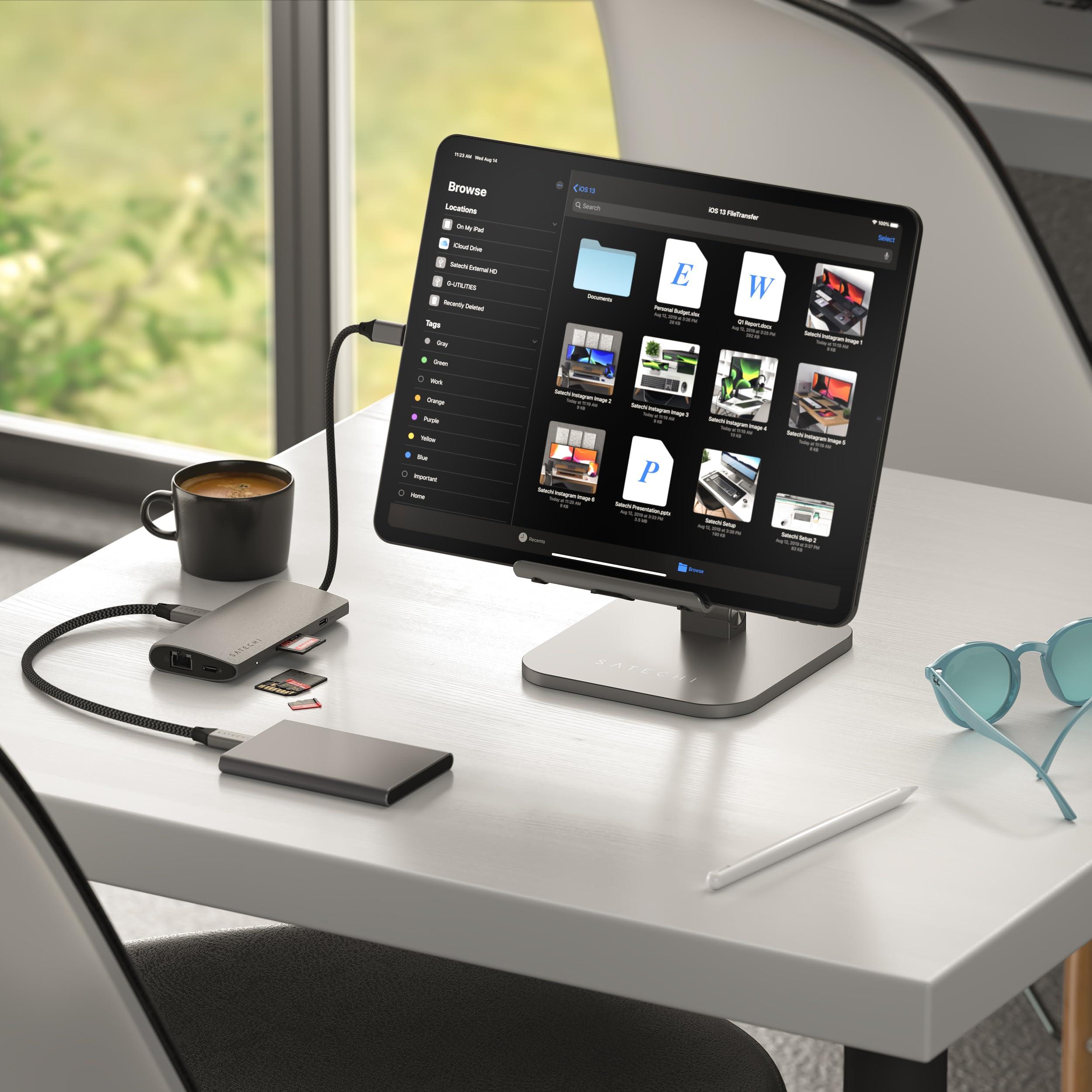 satechi-8-in-1-hub-usb-c-v3-con-hdmi-8k-30hz-o-4k-120hz-ricarica-pd-100w-ethernet-4x-porte-usb-c-10gbps-e-lettore-schede-sd-uhs-ii-per-macbook-air-pro-pc-portatile-grigio