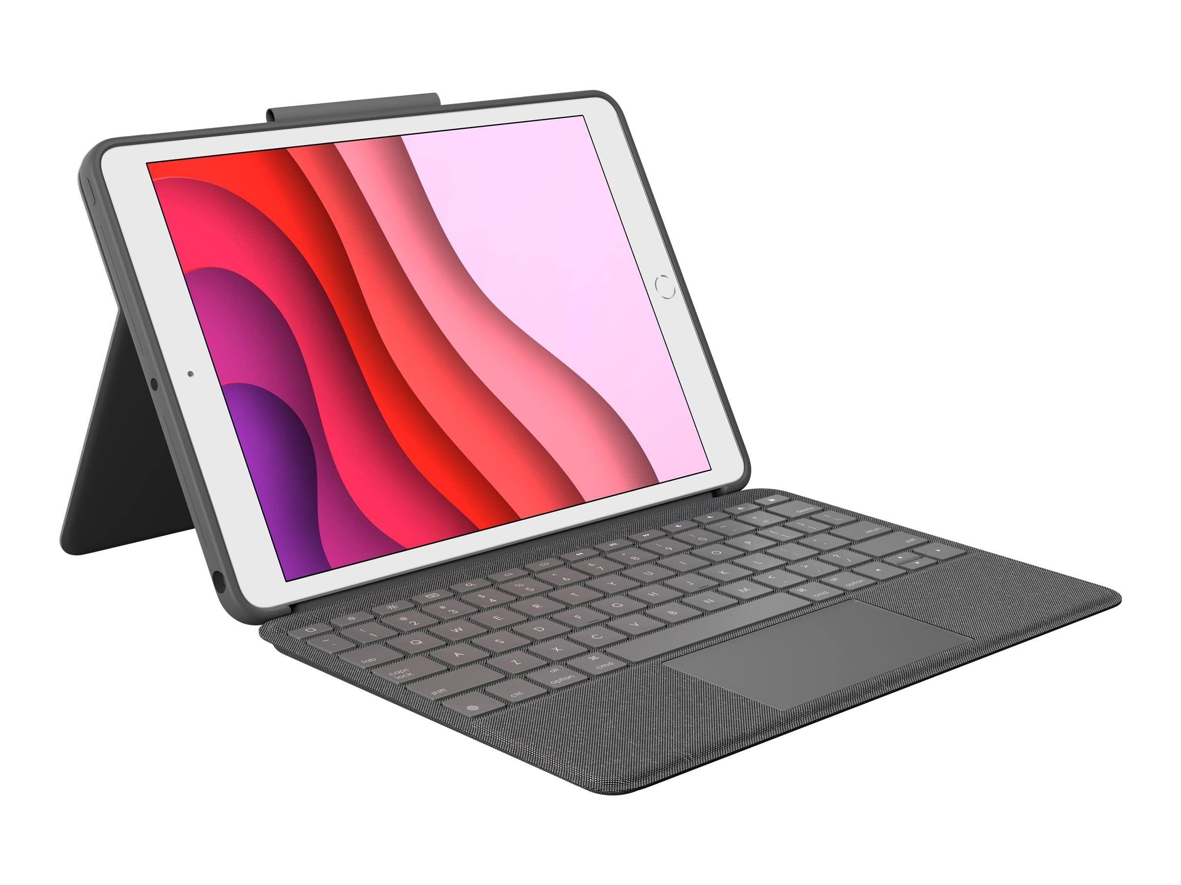 logitech-combo-touch-per-ipad-7a-8a-e-9a-generazione-custodia-con-trackpad-di-precisione-layout-spagnolo-a-zqwerty-nero