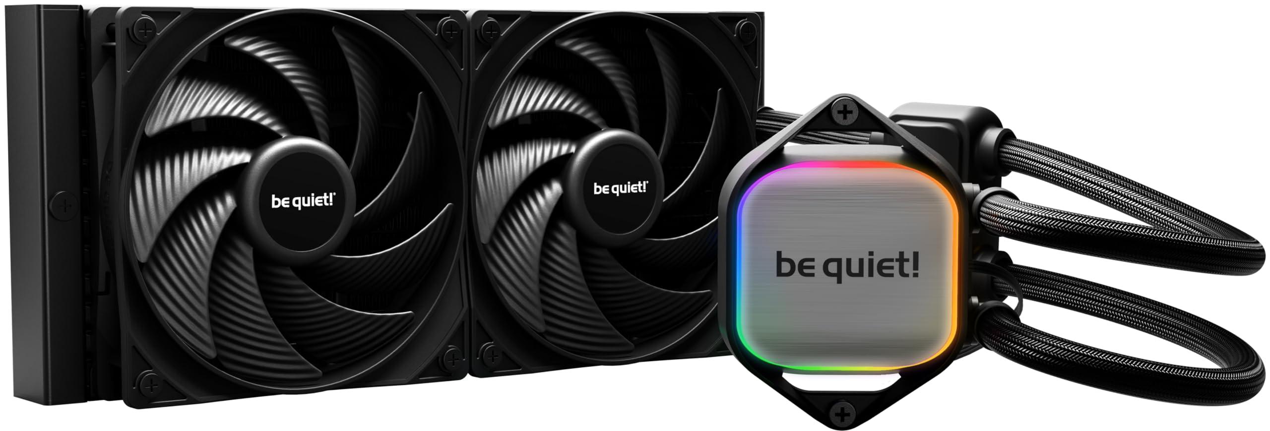 be-quiet-pure-loop-2-240mm-aio-raffreddamento-a-liquido-cpu-argb-2x-pure-wings-3-120mm-pwm-silenziosi-pompa-pwm-doppia-decoupled-compatibile-intel-lga1851-1700-amd-am5-am4