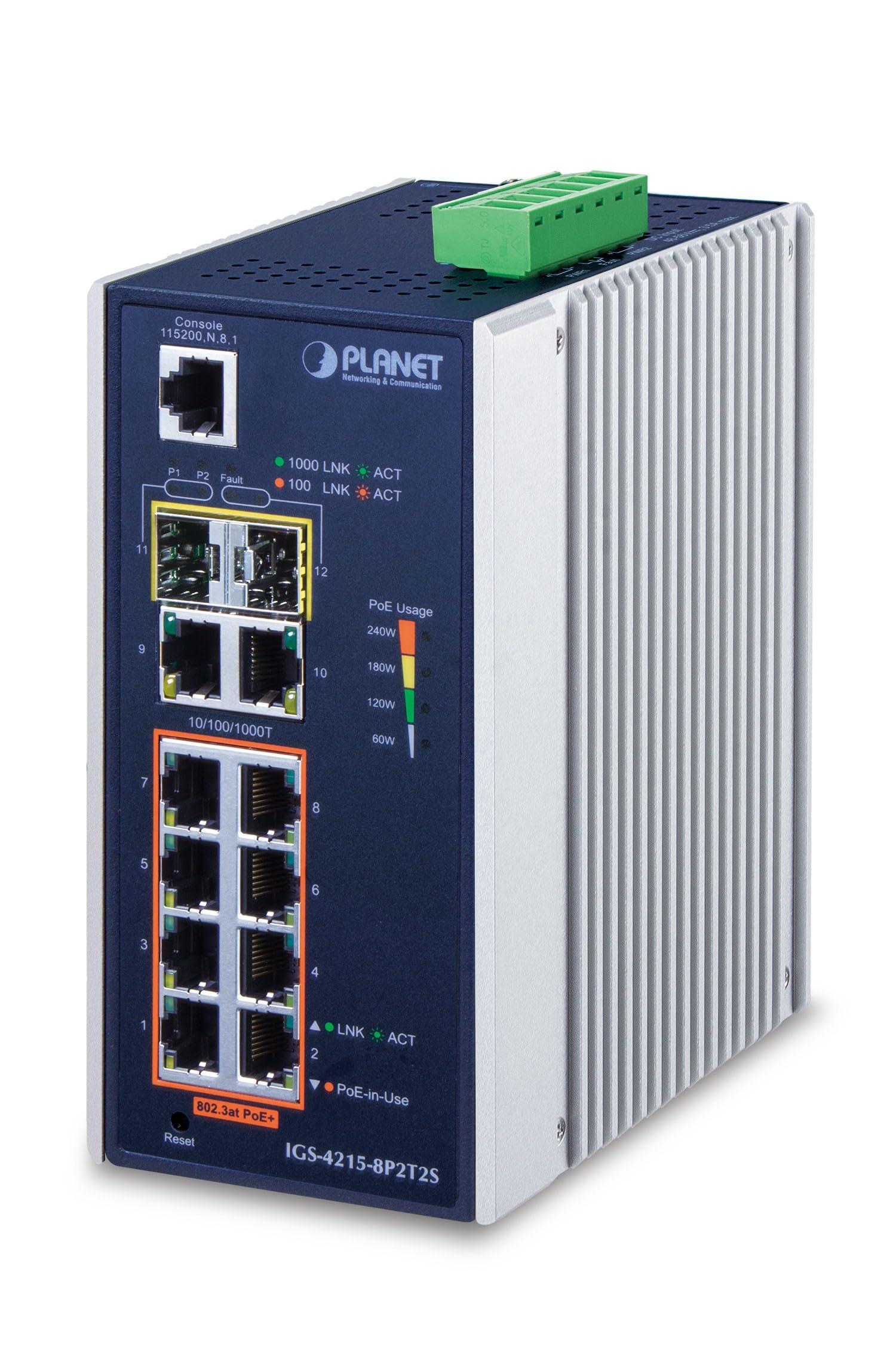 planet-ip30-industrial-l2-l4-a-8-porte-10-100-1000t-802-3at-poe-igs-4215-8p2t2s-10-100-1000t-802-3at-poe-2-porte-10-100-1000t-2-000x-s-interruttore-gestito-fp-40-75-gradi