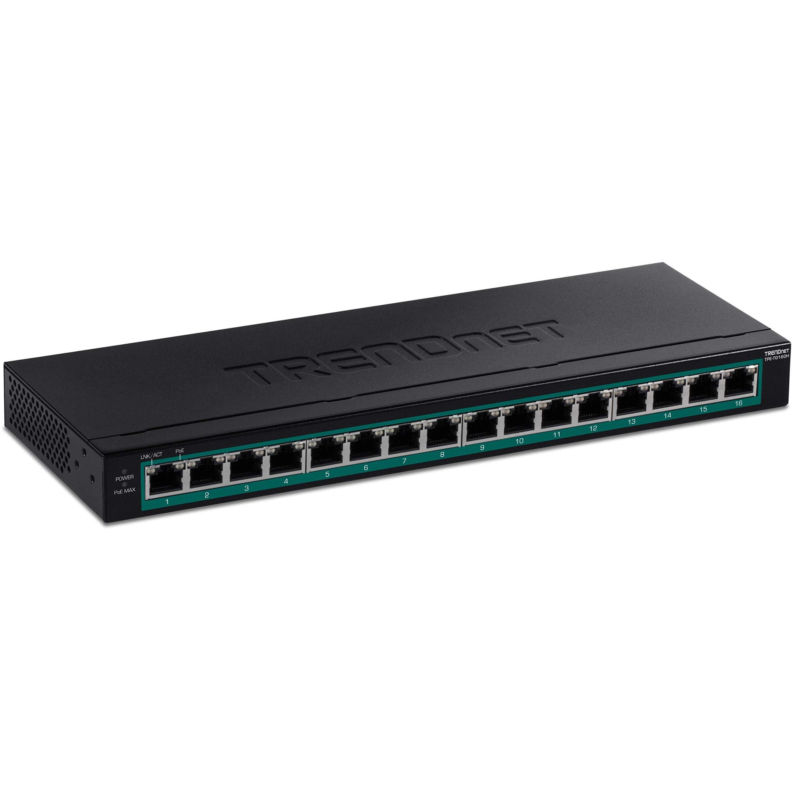 trendnet-tpe-tg160h-switch-di-rete-gestito-gigabit-ethernet-10-100-1000-supporto-power-over-ethernet-poe-1u-nero