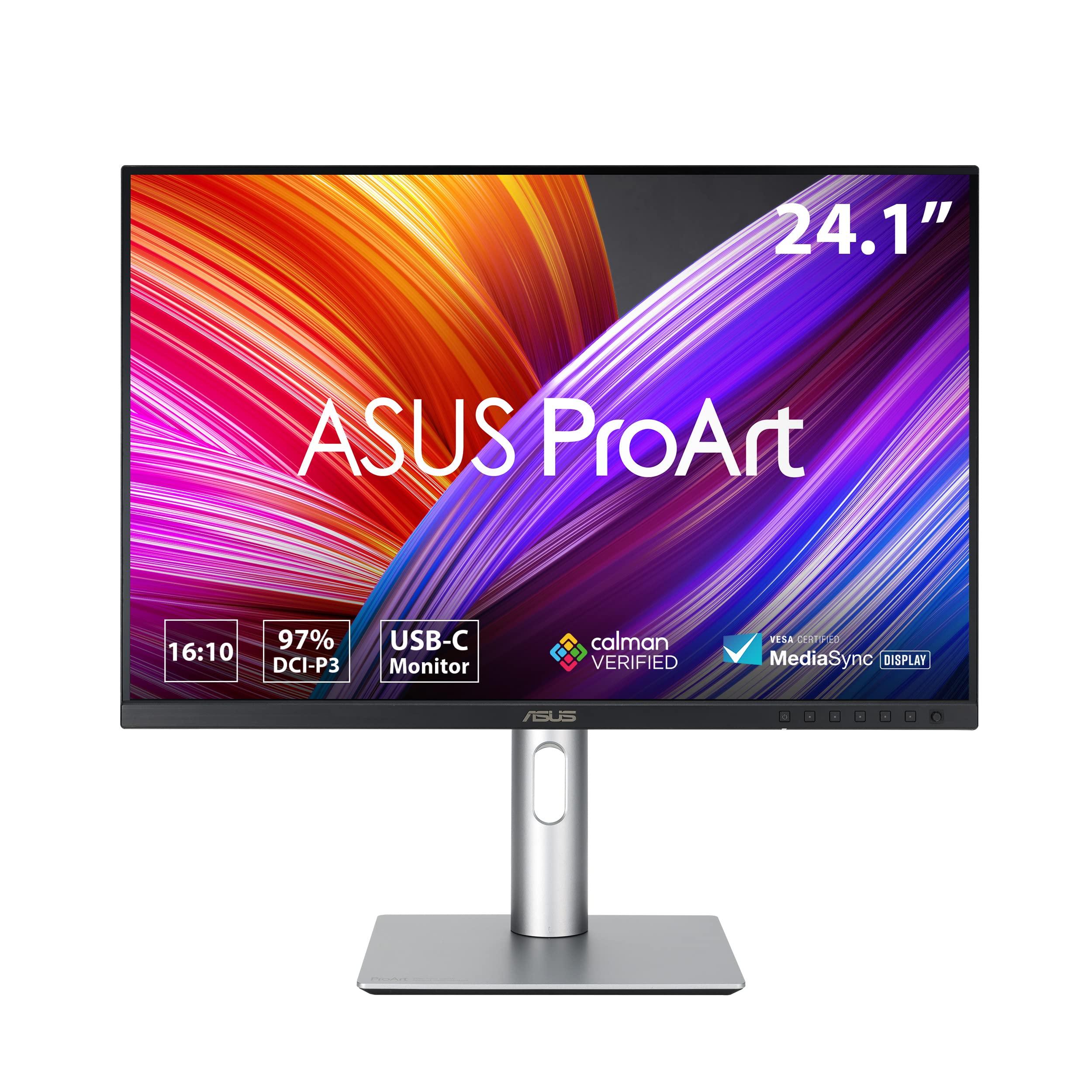 asus-proart-display-pa248crv-monitor-professionale-24-ips-16-10-wuxga-97-dci-p3-colori-accurati-de-2-calman-hdr-10-usb-c-pd-96w-vesa-mediasync-stand-ergonomico-ecosostenibile-grigio