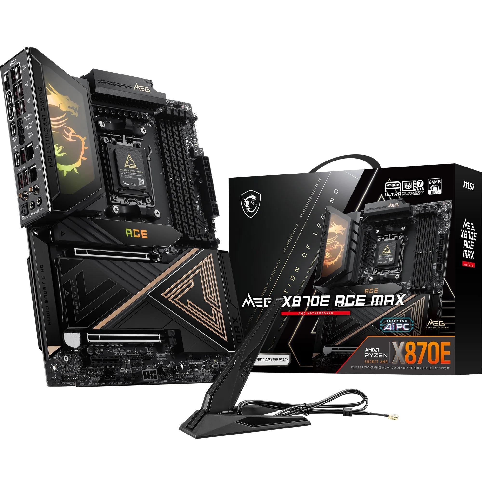 msi-x870e-ace-max-scheda-madre-meg-atx-supporta-processori-amd-ryzen-9000-8000-7000-bios-rom-am5-64mb-110a-sps-vrm-memoria-ddr5-fino-a-8400-mt-s-oc-m-2-e-pcie-5-0-usb4-wi-fi-7-10g-lan