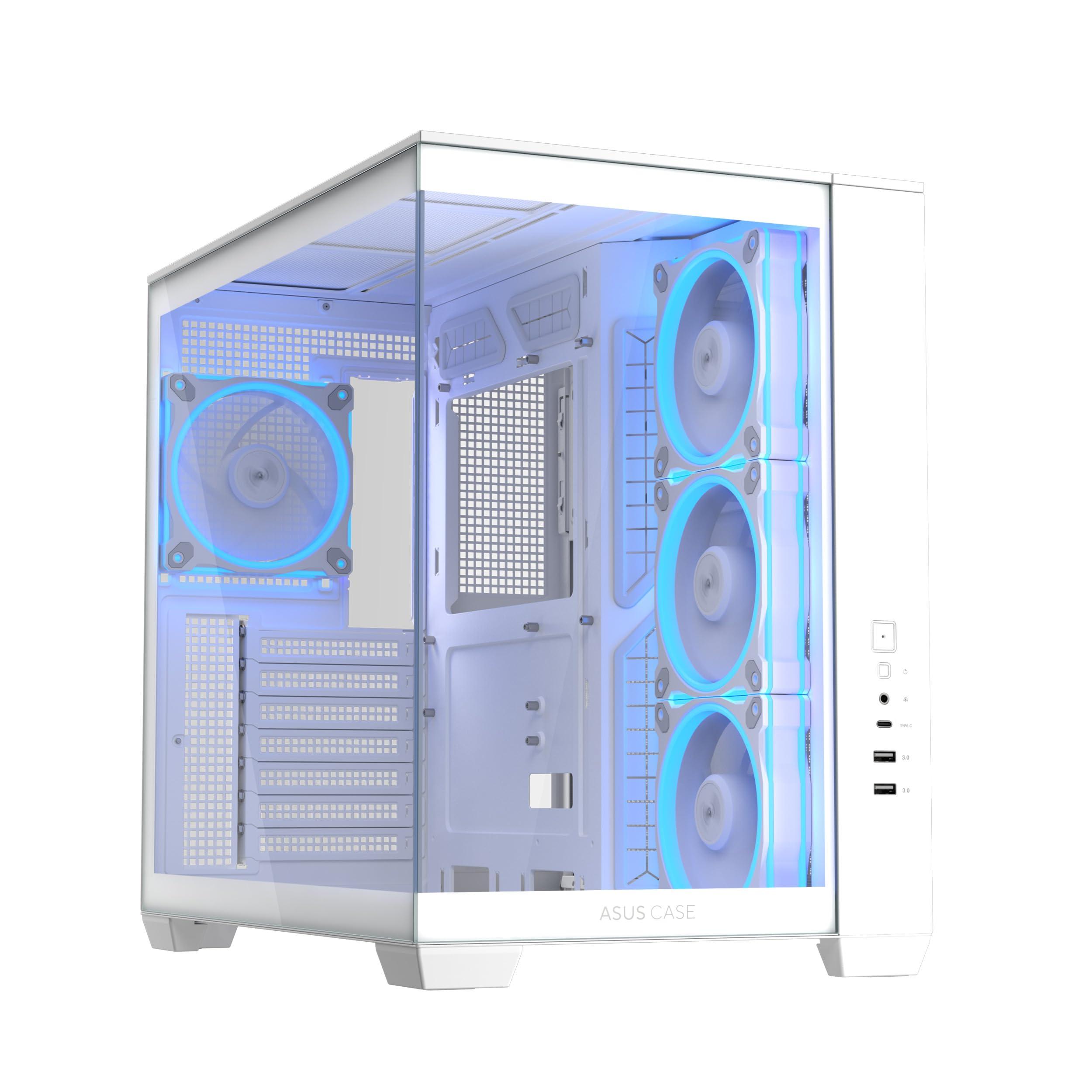 asus-a32-plus-tg-argb-white-case-atx-a-doppia-camera-supporta-radiatori-da-360-mm-e-schede-grafiche-da-420-mm-4-ventole-argb-preinstallate-gestione-pulita-dei-cavi-design-panoramico-bianco