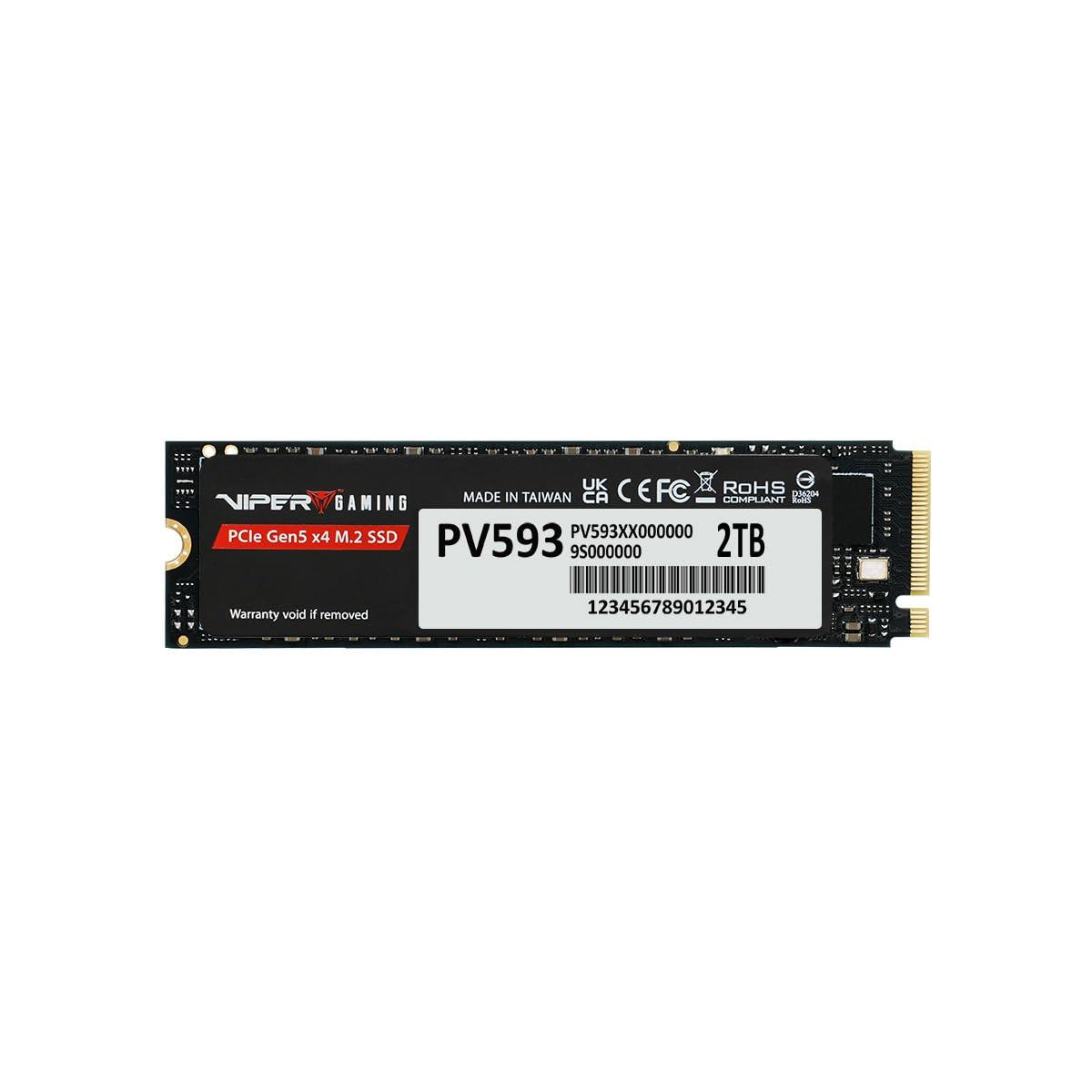 patriot-viper-pv593-2tb-internal-ssd-nvme-pcie-gen-5x4-m-2-2280-sequential-read-cdm-up-to-14-000mb-s-sequential-write-cdm-up-to-13-000mb-s-solid-state-drive-pv593p2tbm28h