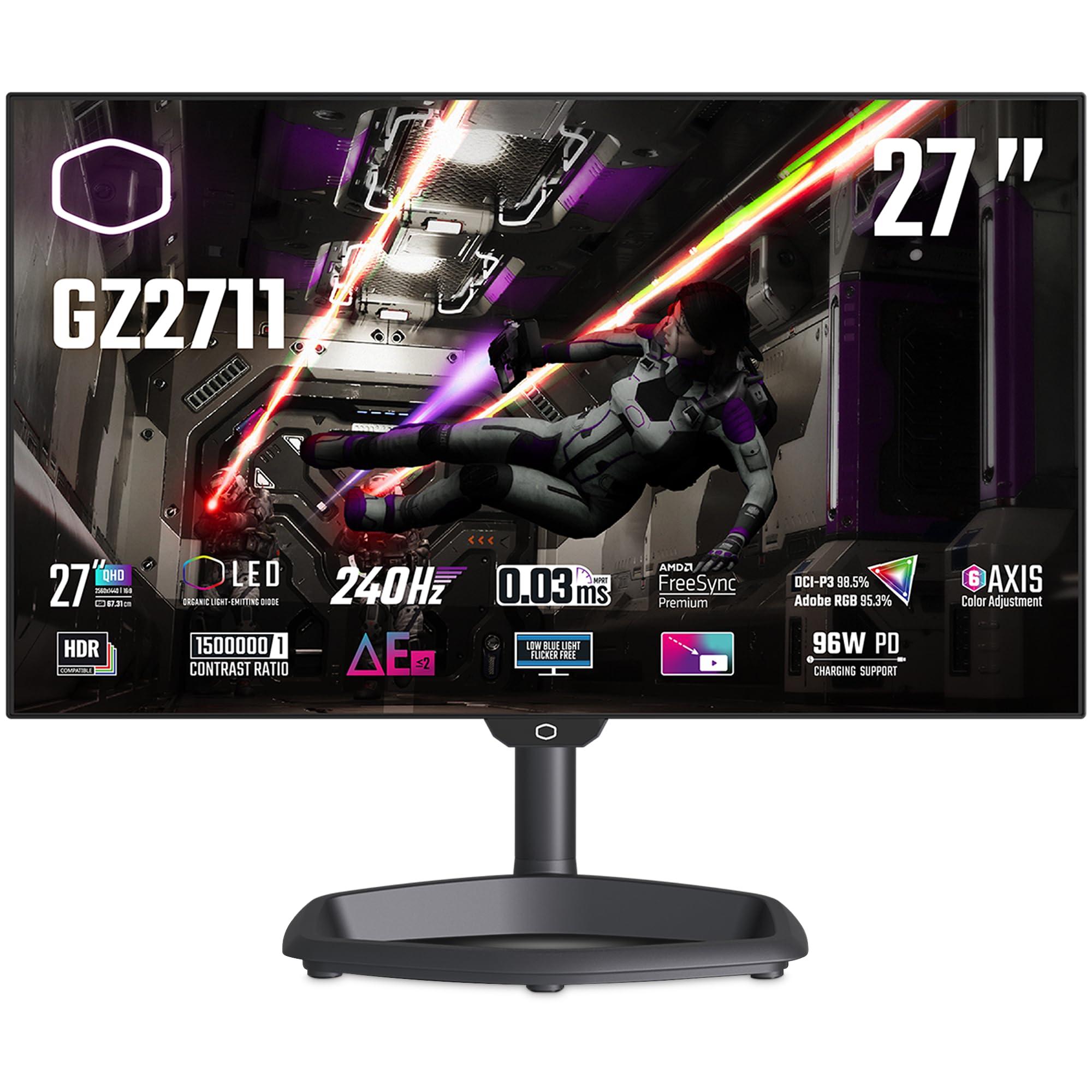 cooler-master-tempest-gz2711-monitor-oled-da-27-wqhd-2560x1440-240-hz-0-03-ms-gtg-pannello-woled-98-5-dci-p3-de-2-10-bit-kvm-luce-rgb-supporto-4-vie-dp-1-4-hdmi-2-1-usb-tipo-c-96w