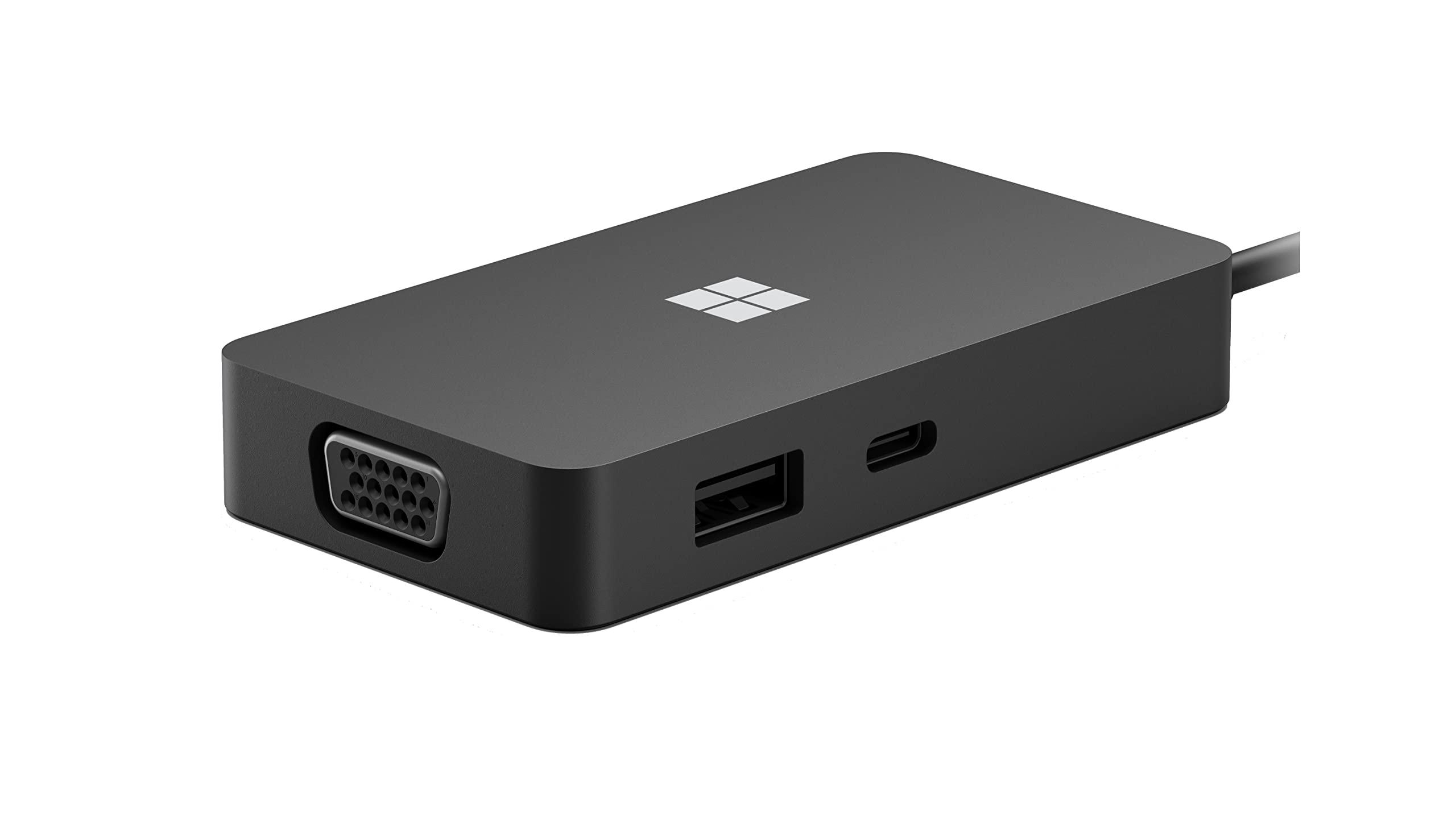 microsoft-usb-c-travel-hub-black-adaptateur-graphique-usb-noir