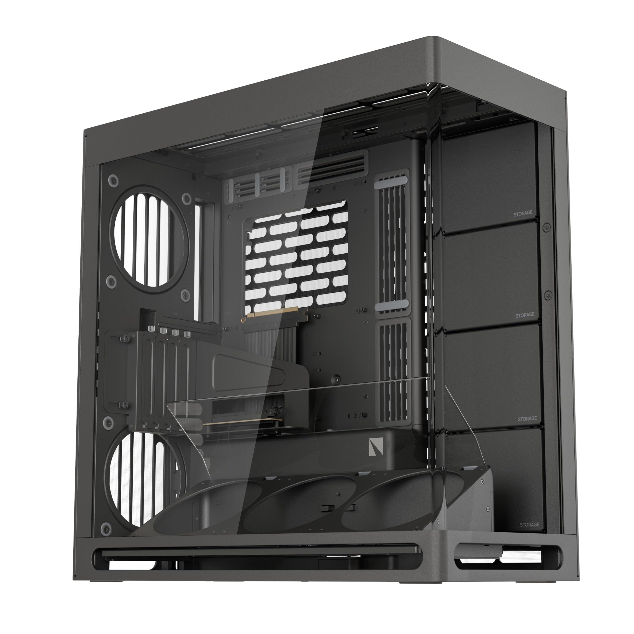 havn-case-mid-tower-per-pc-hs-420-vgpu-dual-chamber-atx-nero-kit-gpu-verticale-pcie-5-0-ventole-11x-140mm-e-supporto-radiatore-3x-420mm-gestione-cavi-simplicable-vetro-temperato-hub-ventola-pwm